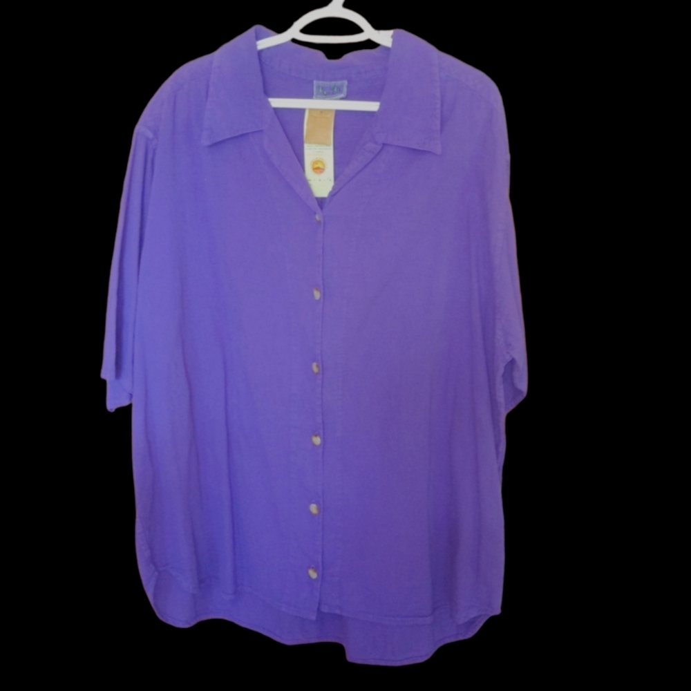 ❤️ Purple Blouse Sz 32